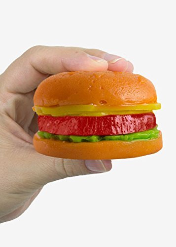 Giant Gummy Hamburger (7oz) & Giant Gummy Hot Dog (7oz) Combo Gift Pack with Meat Maniac Sticker