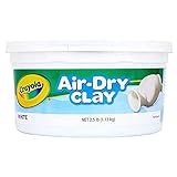 Crayola Air Dry Clay 2.5 Lb Bucket, White