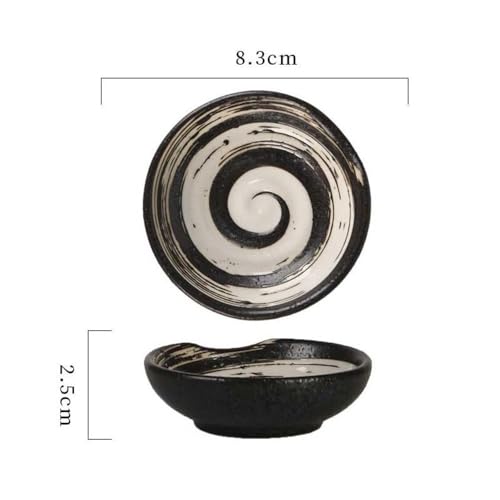 Plats à sauce pour sushis et coupelles à collation en céramique