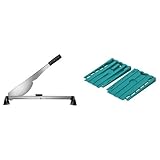 wolfcraft 6937000 Laminatschneider LC 600 | Schneidegerät für Laminat von bis zu 46,5 cm Breite | Max. Schnittstärke: 11 mm | Ideal für Standard-Verlegearbeiten