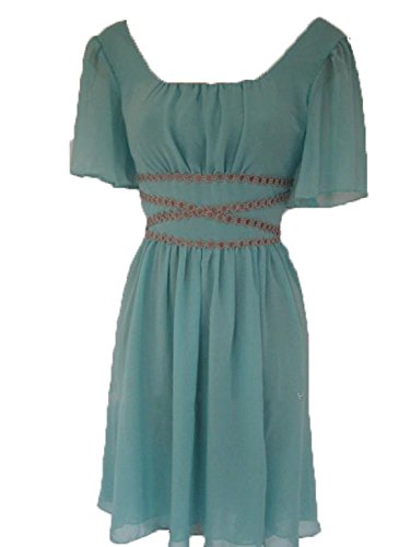 Robe Ethel style grecque Darling aqua 38 idéale pour vos soirées d'été et cocktails
