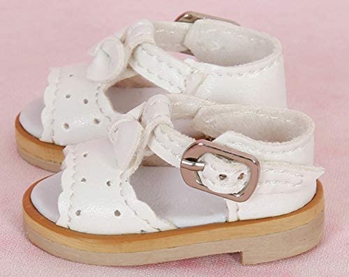 Studio one 1 Pair White Sandals Shoes Width 2.3 cm Length 4.7 cm Shoes for Blyth Doll Doll ICY Doll BJD 1/6 Doll 30 cm Doll