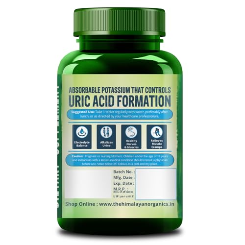 Image of Vlado's Himalayan Organics Potassium Citrate 800mg Supplement - 10 Veg Tablet