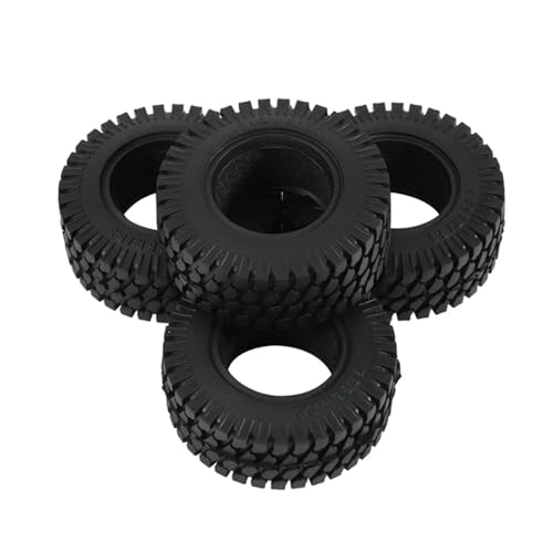 RC Neumático Coche Compatible Con Axial Para Yeti Jr 90069 D90 TF2 Para Tamiya CC01 CC02 LC70 Para MST RC Crawler Car 4 Piezas 75MM 1,55 Pulgadas Neumático De Rueda De Goma