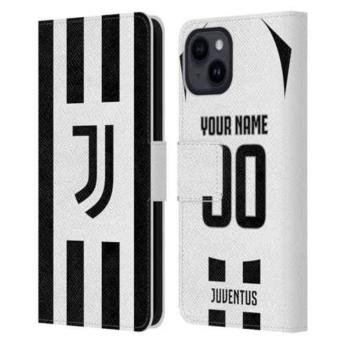 Coque Juventus iPhone 15 personnalisable en cuir Head Case Designs