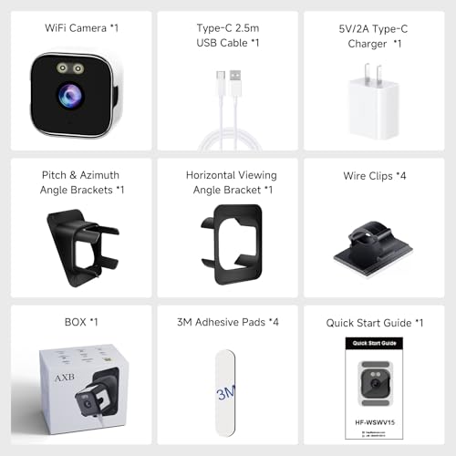 AXB Window Camera for Home Security: 2.4GHz&5GHz WiFi 4K Indoor Camera with Color Night Vision - image 9