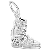 Rembrandt Charms Ski Boot Charm, Sterling Silver