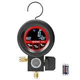 ROGVOC Digital Single Gauge for HVAC, Vacuum and Pressure Test Tool Compatible...