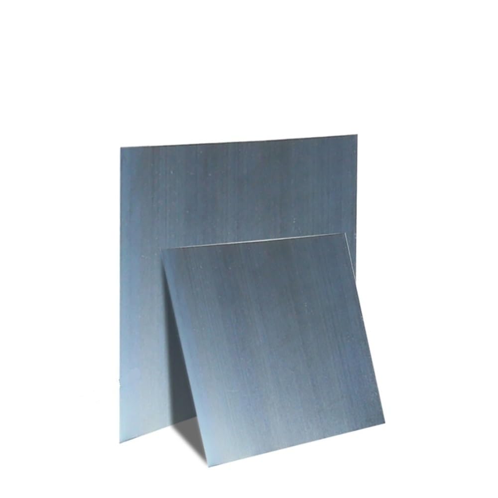 1pc Blue Temper Spring Steel Sheet, 65Mn Steel Strip Thick 0.15/1/2mm Quench Manganese Plate(0.15x125x500mm)