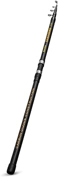 Bauer Savarona 412 CM Carbon Modül Destekli 100-200 GR Teleskobik Surf Olta Kamışı