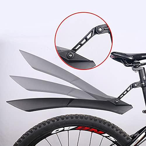 Schutzblech Set,Fahrrad Schutzbleche, Fahrradkotflügel 007 Fahrrad-Schlammkotflügel 24-29 Zoll Fahrrad-Schutzbleche Schmutzflügel Vorder-/Hinterradverwendung 1 Paar Bequeme Installationsfreigabe