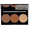 Step-By-Step Contour, Highlighter, & Bronzer Face Palette with Angled Brush