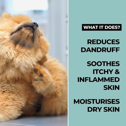 Image of Moe Puppy Xtra Nourish: Herbal Dog Shampoo for Itchy Skin, Allergies, and Dry Coat | Anti-Fungal, Antibacterial, pH Balanced for Dogs & Cats (900 ML)