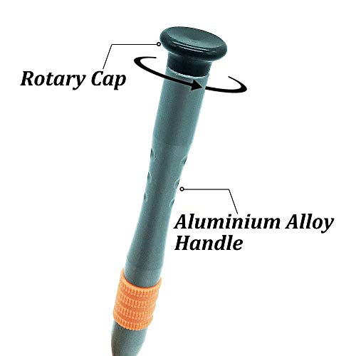 T7 Torx Screwdriver, Torx T7 Screwdriver, S2 High Alloy Steel Head, Magnetic Tip, Rotating Cap, Anti-slip Grip, 6 Point Star Screwdriver for Toy Computer Phone Electronics Device Maintenance