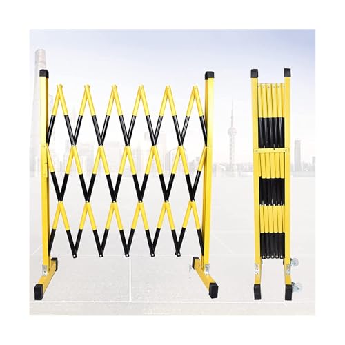 Portail métallique rétractable 1,2x2,5m mobile pour chantier