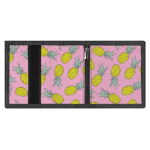 Pink Pineapple Three Fold Wallet Compact Stylish And Convenient to Carry4