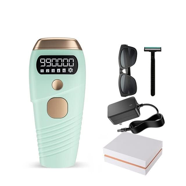 BLOOM STOR Photon Hair Removal Equipment 999999 Flashes Painless Permanent Laser Hair Removal For Legs, Arms, Face, Bikini, Leg, Armpits Remover Home Travel Device Whole Body