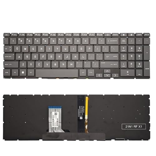 Clavier Russe HP Victus 16-D Haute Précision Finition US Grey