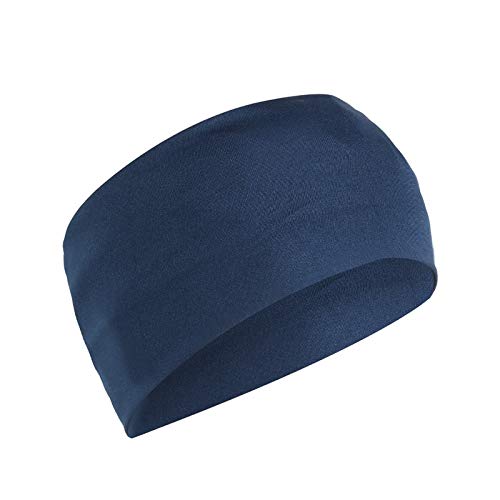 BISMAADH Wide, Moisture Wicking and Non-Slip Exercise Headband for Women and Men