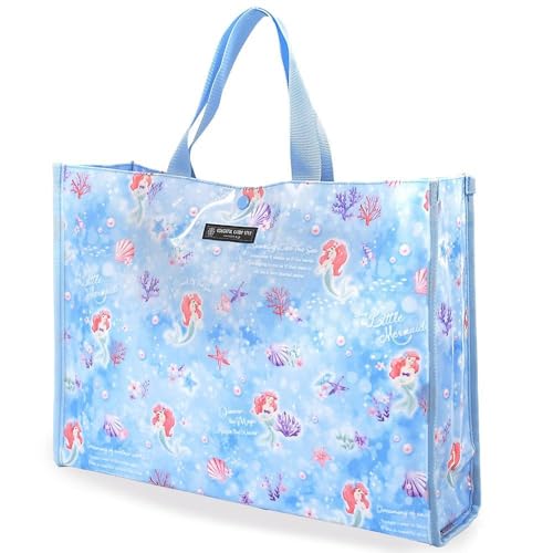 COLORFUL CANDY STYLE ディズニー プールバッグ ラミネートバッグ(スクエアタイプ) 女の子 子供 ビニール 防水 撥水 スイミングバッグ/Ariel/THE LITTLE MERMAID/アリエル N0354700の画像