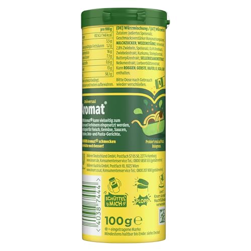 Knorr Würzmischung Universal Aromat für schnelle Gerichte zum Würzen und Verfeinern von Fleisch, Gemüse, Saucen und mehr 100 g