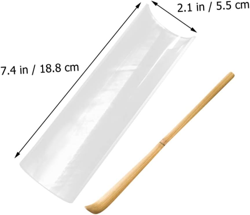Glass Tea Scoop and Shovel Japanese Style for Teaware