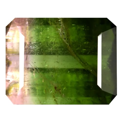 Tourmaline pastèque véritable 3.71 ct cadeau d'anniversaire d'exception en pierre brute