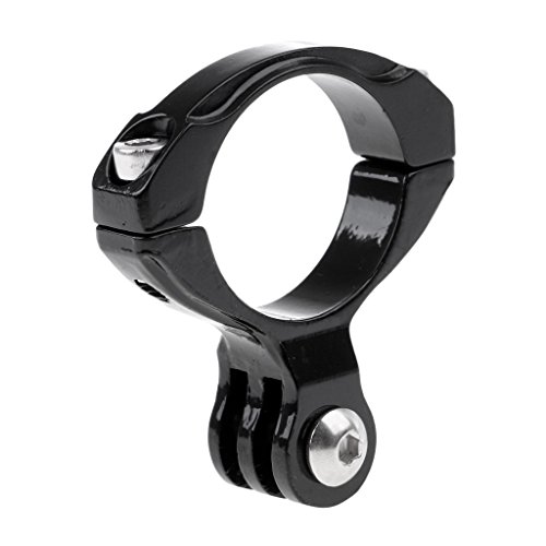 QuiCi - Soporte para Manillar de Bicicleta (aleación de Aluminio, Adaptador para GoPro Hero 6, 5, 4, 3)