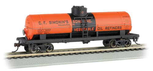 Bachmann Trains - 40’ Single Dome Tank CAR - C.F. SIMONIN'S SONS, INC. #20157 - HO Scale