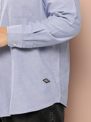 Image of Thomas Scott Men's | Plus Size | Regular Fit | Long Sleeves | Button-Down Collar | Oxford Fabric | Casual | Shirts for Men