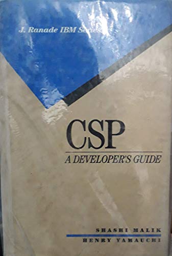 CSP: A Developer's Guide (J.Ranade IBM S.) view 2
