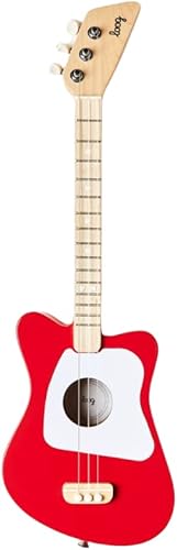 Miniatura 6 de Loog Mini - Guitarra acústica infantil para principiantes, 3 cuerdas a partir de 3 años, aplicación de aprendizaje y lecciones incluidas