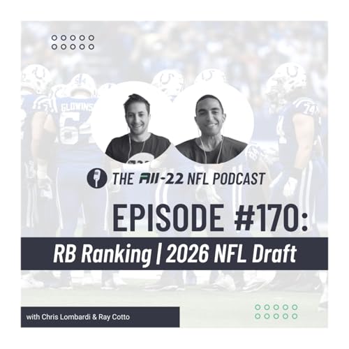 The All-22 NFL Podcast #170: Running back Ranking | 2026 NFL Draft