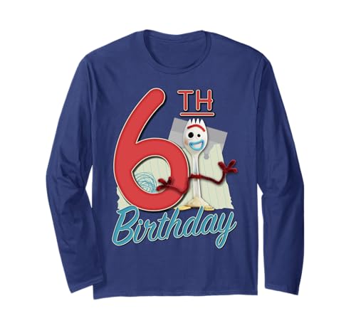 T-shirt Forky 6 ans Toy Story 4 Disney Pixar à manches longues pour enfant