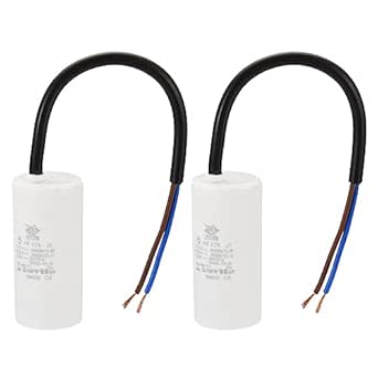 2 Pezzi CBB60 AC 450V Condensatore Di Funzionamento Del Motore A Cilindro Conduttore A 2 Fili Cbb60 12uf 98561605 - Foto 4