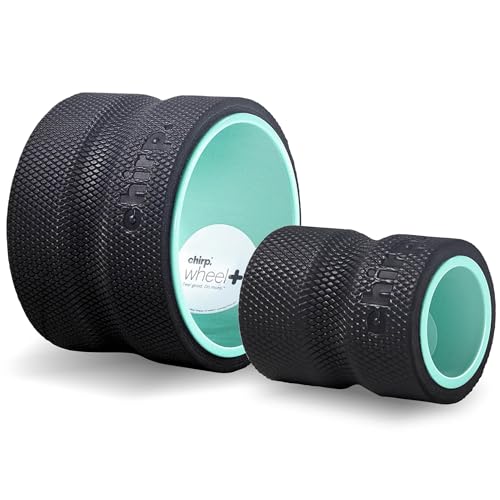 Chirp Wheel+ Foam Roller 2-Pack Back & Neck Pain Relief Mint