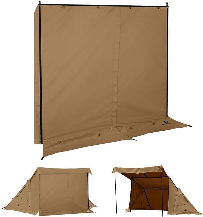 GOGlamping G・G PUP2.0 TC テント前幕メッシュ幕二又ポール