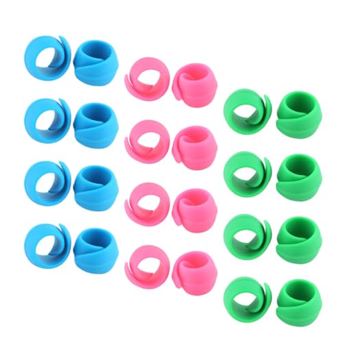 Porte-bobines de couture en silicone Housoutil : lot de 80 clips multicolores flexibles pour fil