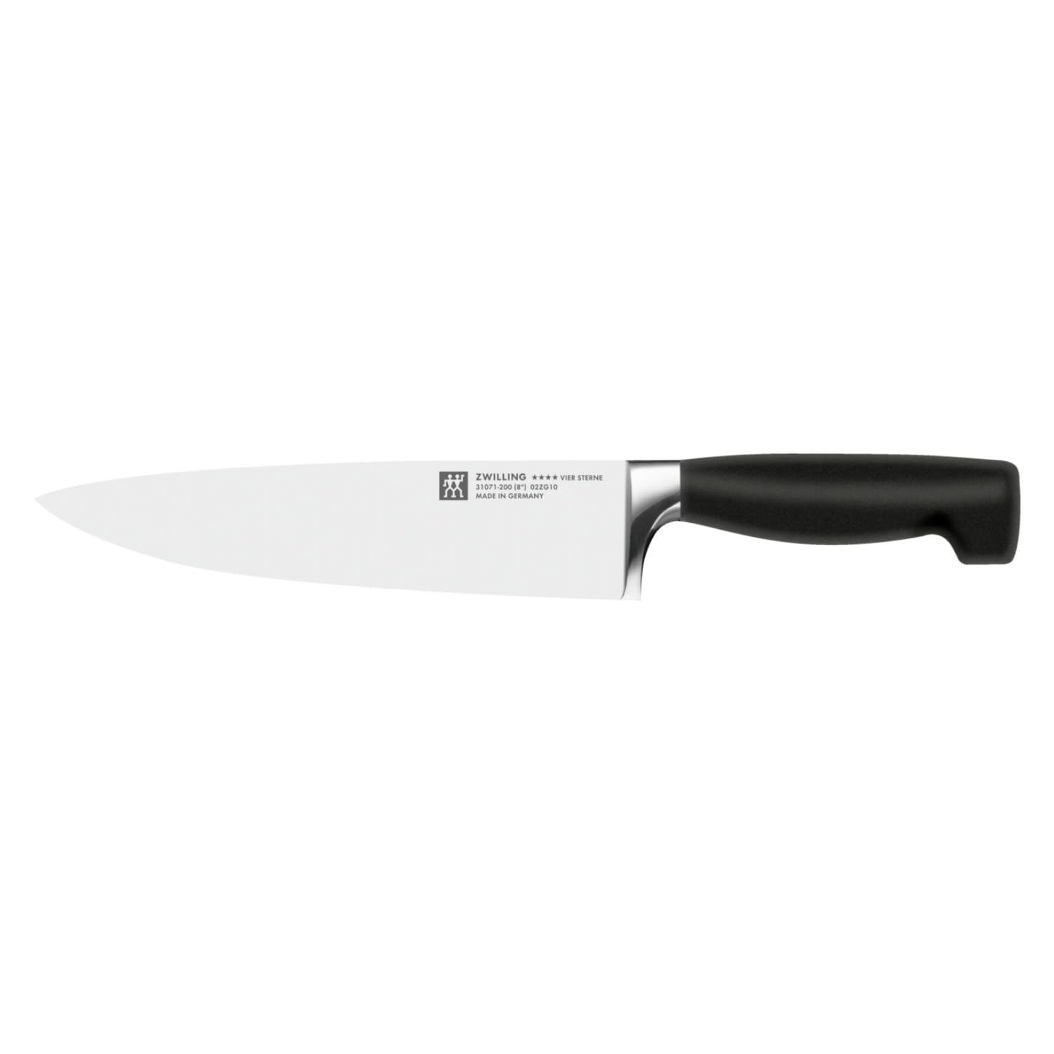 ZWILLING Four Stars Set de couteaux inox 3 pièces, acier spécial inoxydable, noir, Made in Germany