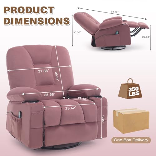 Sillón masaje plegable rosa suave miniatura 2