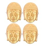 Améliorez l'atmosphère de fête : accessoire de costume de masque de bouddha ajoute une ambiance festive aux fêtes d'halloween, aux événements de mascarade et aux célébrations mardi gras, aux masques de cosplay théâtraux, aux événements de masque d'halloween
