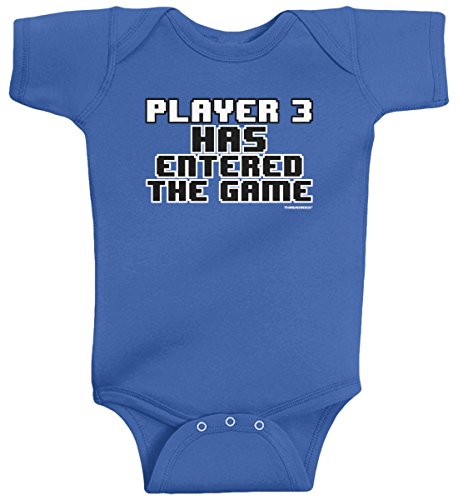 Threadrock Baby Boys' Player 3 Has Entered The Game Infant Bodysuit