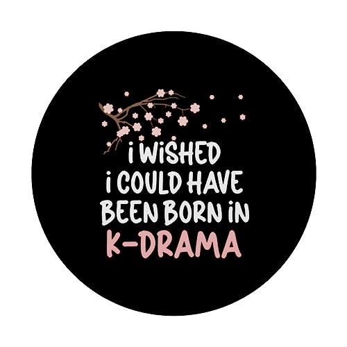 K-Pop Korean Drama Kdrama K-Drama Korean Culture PopSockets Swappable PopGrip, Black - Image 3