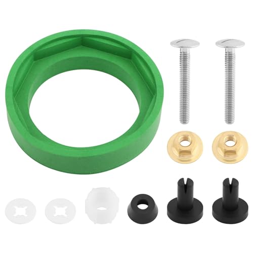 3'' Toilet Tank to Bowl Coupling Kit, Fits for American-Standard Champion 4 Toilet Parts AS738756-0070A, Toilet Tank Replacement Kit Includes Gasket & Bolt Kit with Handle(COLOR:as shown)