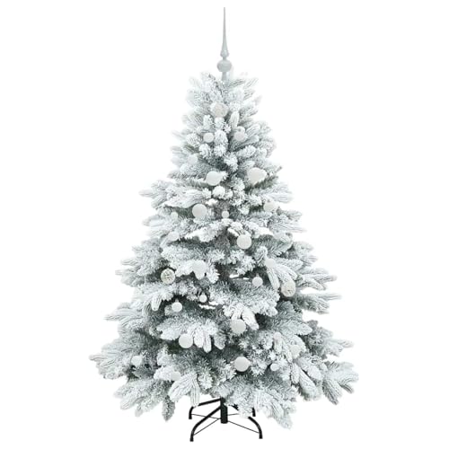 Árbol de Navidad LED Tidyard 150 cm blanco para decorar sin enredar cables de luces 5