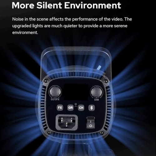 Godox SL60IIBi luz LED bicolor de 75W con montura Bowens para vídeo 6