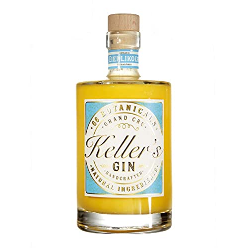 Keller&Friends Gin Eierlikör (1 x 0,5l), einzigartiger Gin-Likör aus 66 Botanicals mit hochwertigem Eierlikör, 17% vol…