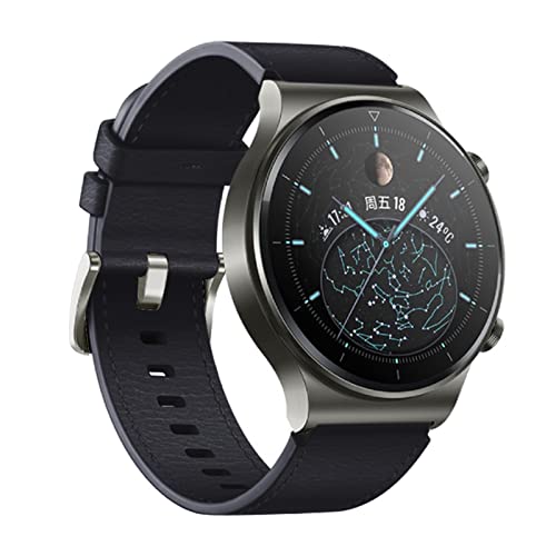 Correa de cuero 22mm para Huawei Watch 3 Pro miniatura 3