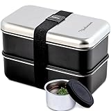 Modaniam Leak Proof Stainless Steel Bento Box, Stainless Steel Lunch Box For...