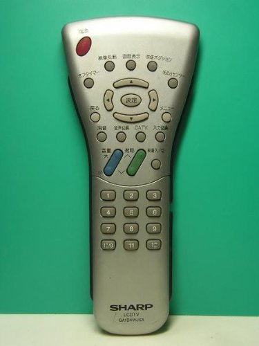 【中古】「非常に良い」シャープ LCDTVリモコン GA294WJSA 中古】シャープ LCDTVリモコン GA294WJSA 【公式通販】